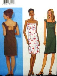 3112 EZ SHORTER BACK TIED STRAPPY DRESS PATTERN 6-10,12-16,18-22